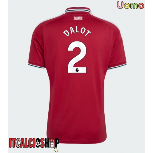 Manchester United Diogo Dalot #2 Prima Maglia 2026-27 Manica Corta